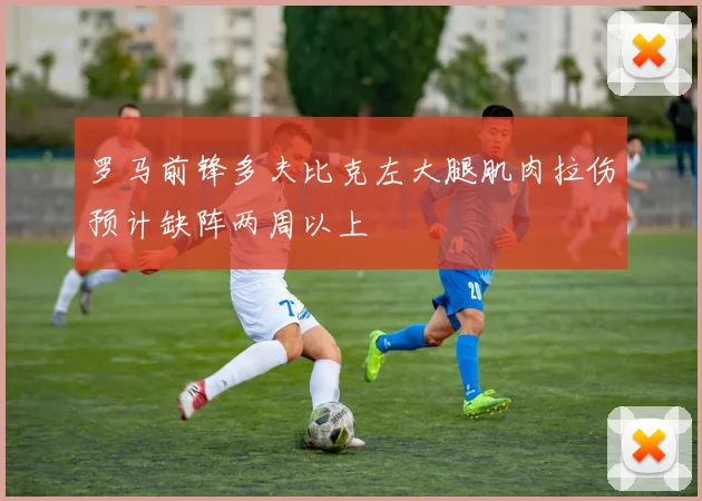罗马前锋多夫比克左大腿肌肉拉伤预计缺阵两周以上